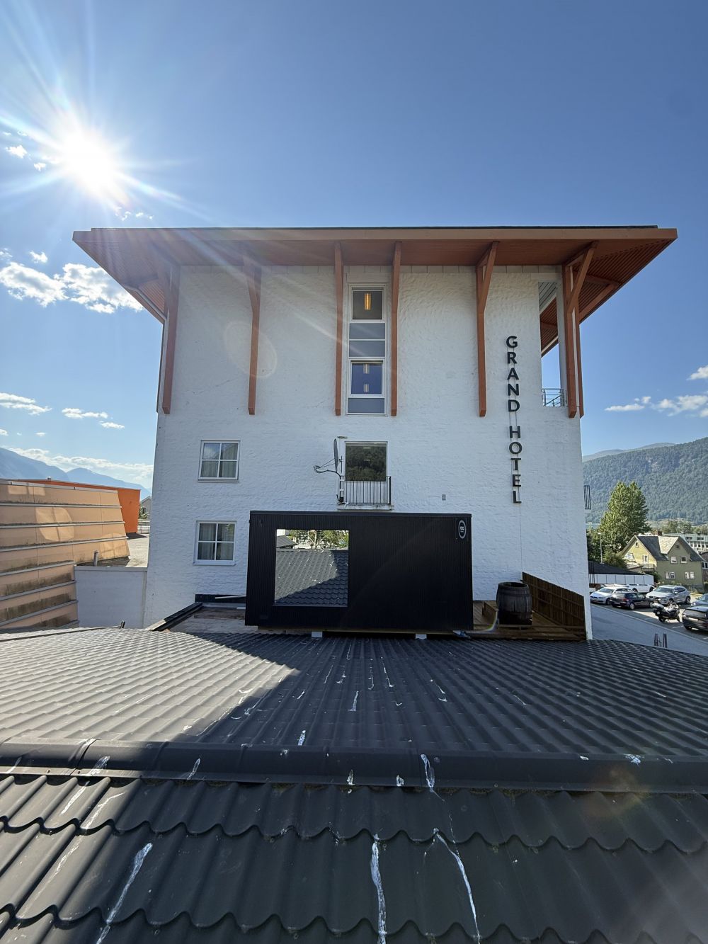 Badstue Åndalsnes  varme, utsikt og ro midt i romsdalen